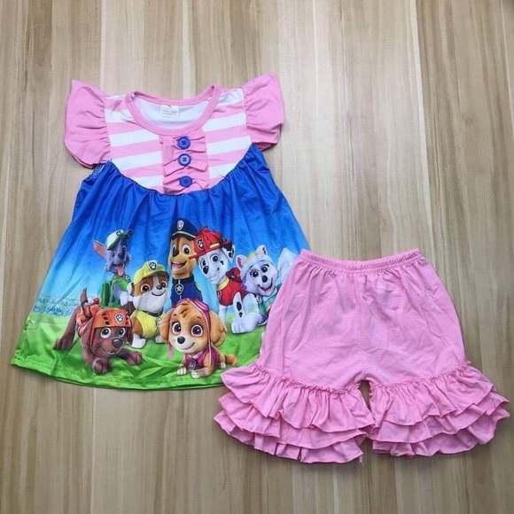 Other - Paw patrol cute Pink Shorts Set